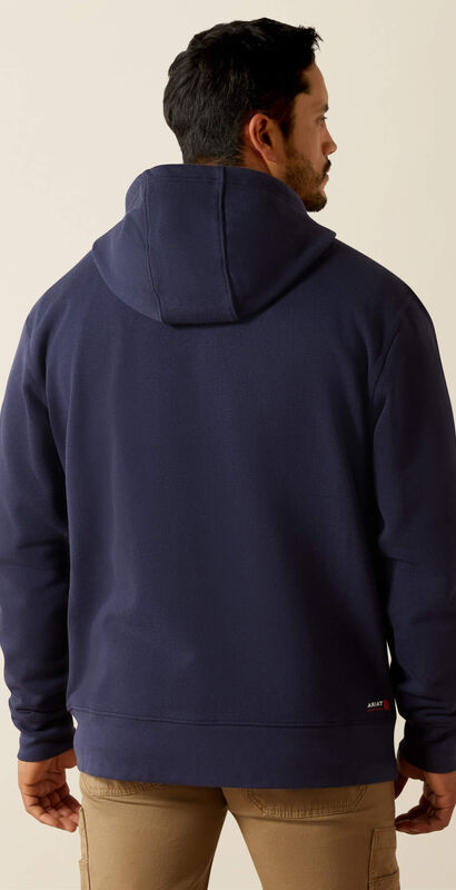 FR DuraStretch Heavyweight Fleece Full Zip Hoodie Back